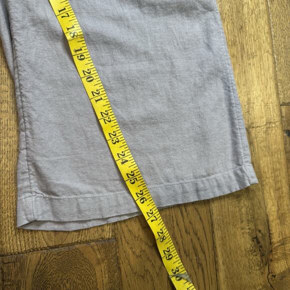 Abercrombie & Fitch Women’s Linen Blend Wide Leg Pants Taupe Grey Size XS Short - Picture 5 of 7